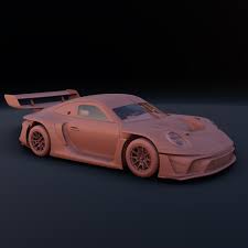 3D printable model – Porsche 911 Race Car