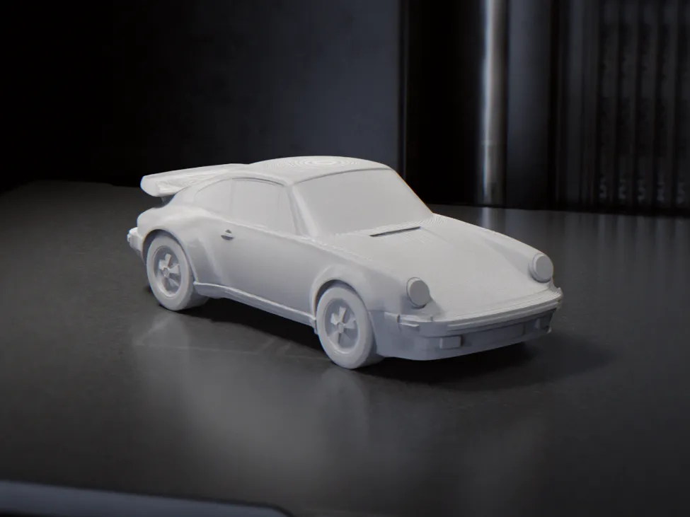 3D printable model  –  Porsche 930 Turbo