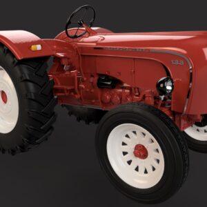 3D printable model  –  Porsche Diesel Tractor P133 1956