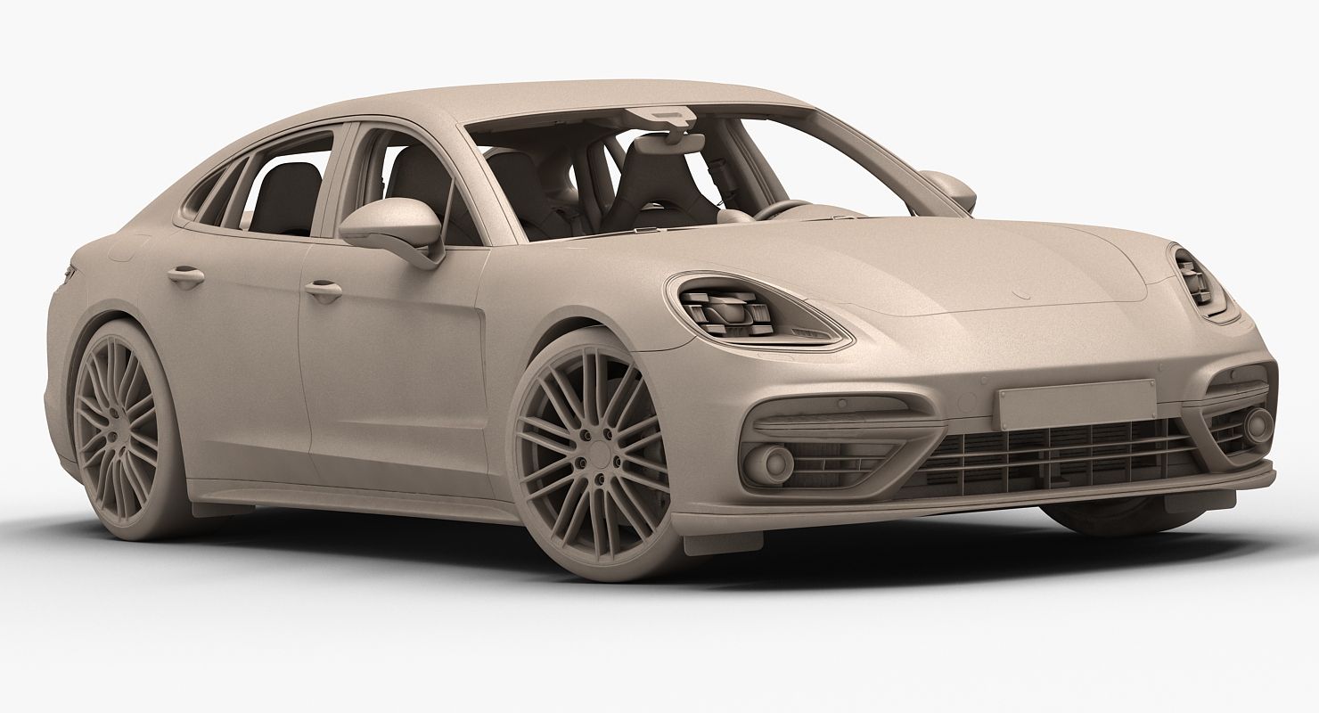 3D printable model  –  Porsche Panamera 2017