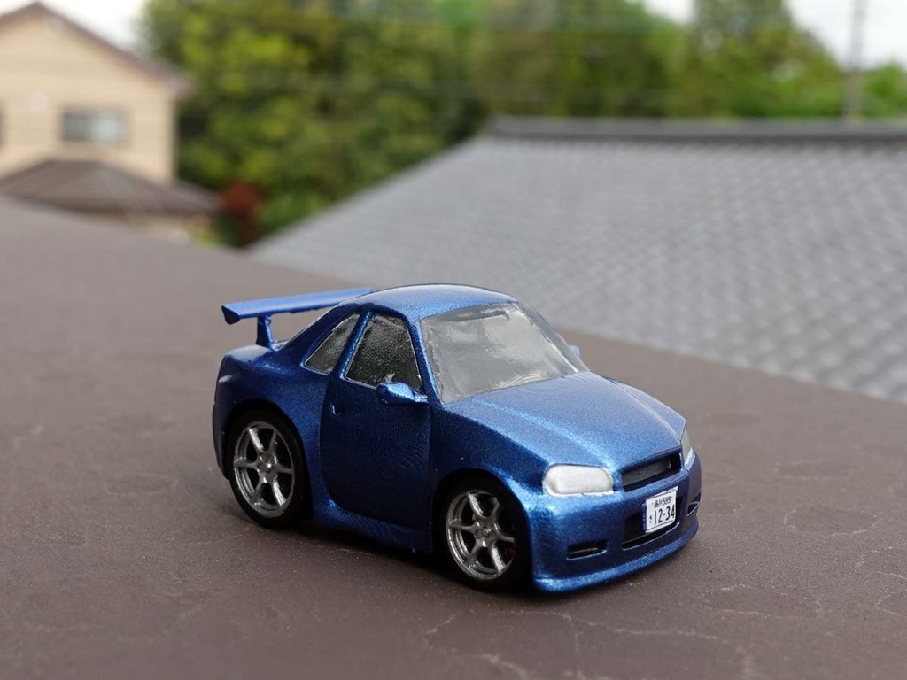 3D printable model  –  R34 GTR DEFORMED