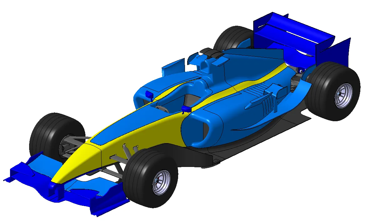 3D printable model  –  Renault F1