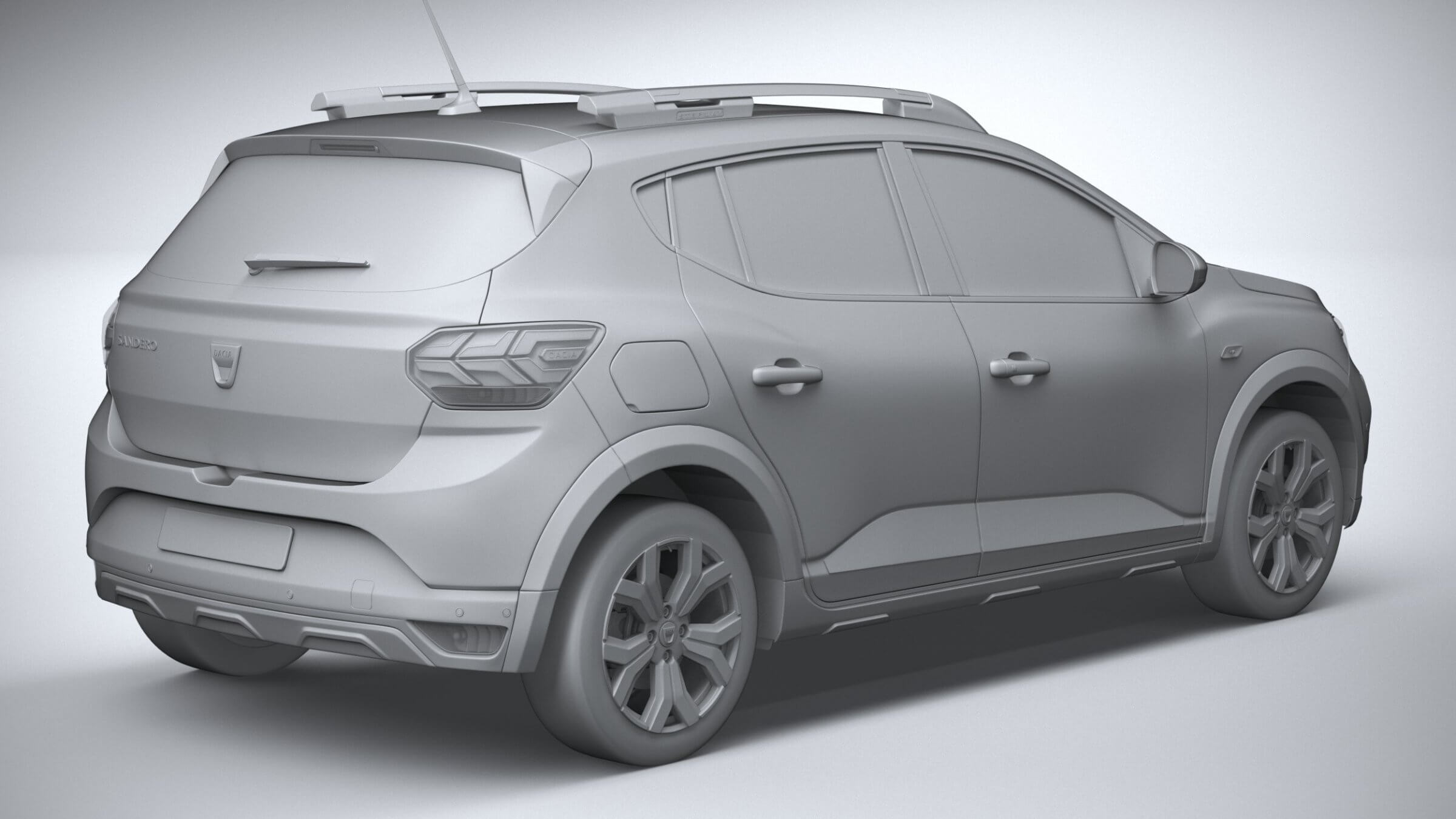 3D printable model  –  Renault Sandero – 2021