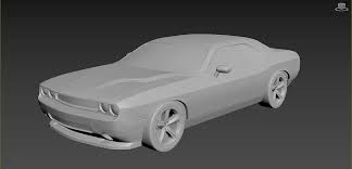 3D printable model – SRT Challenger