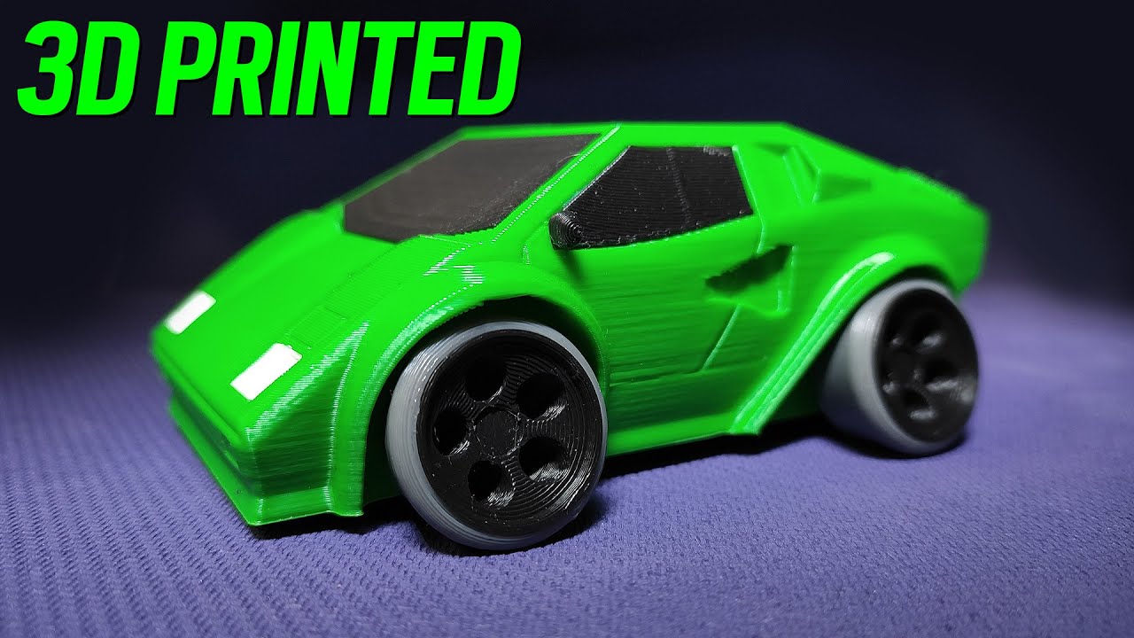 3D printable model  –  Tooned LAMBORGHINI model kit