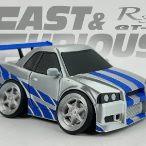 3D printable model  –  Tooned NISSAN Skyline R34 GTR