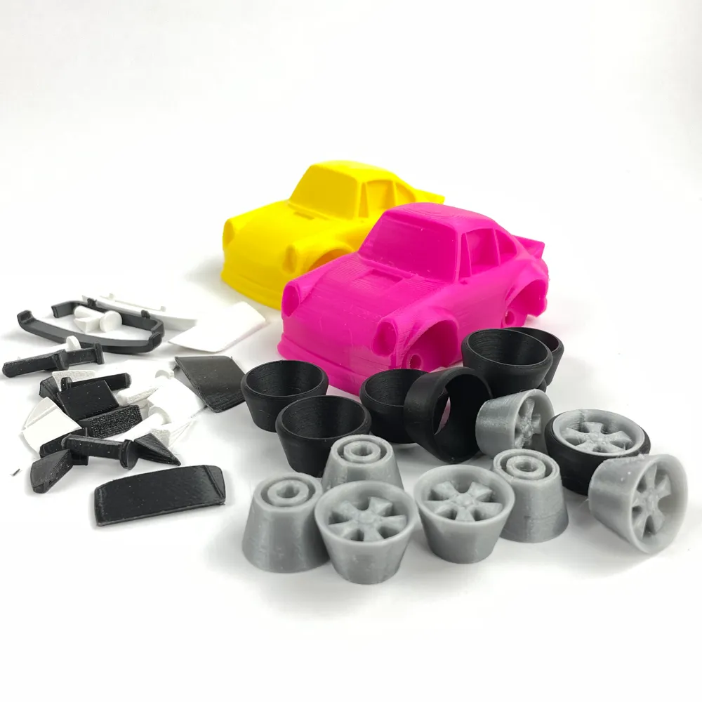 3D printable model  –  Tooned Porsche 911 model kit