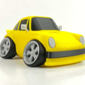 3D printable model  –  Tooned Porsche 911 model kit