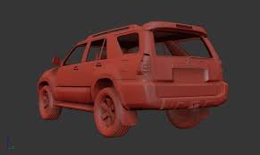 3D printable model – Toyota 4Runner 2005