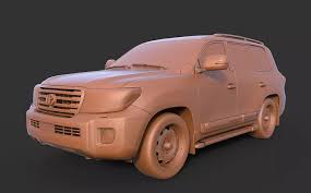 3D printable model – Toyota Land Cruiser 200