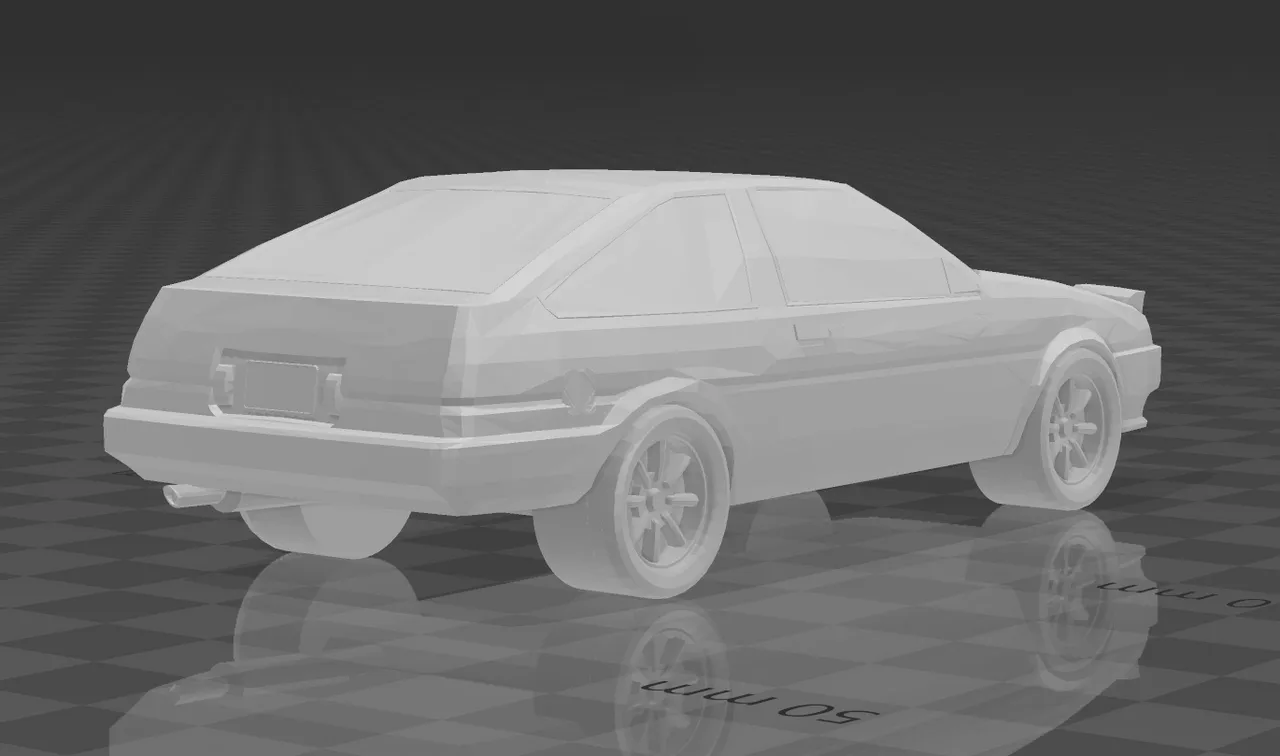 3D printable model – Toyota ae86 kit