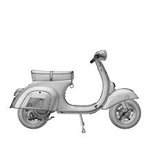 3D printable model – Vespa Primavera ET3
