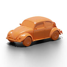 3D printable model – Volkswagen Beetle 1956