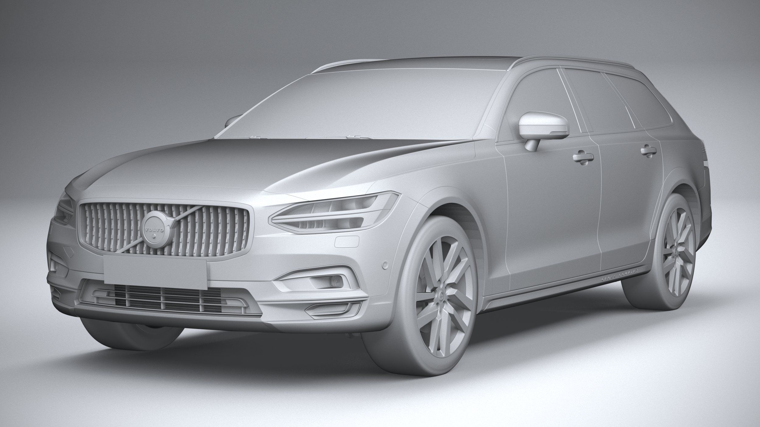 3D printable model  – Volvo V90 Cross Country 2020