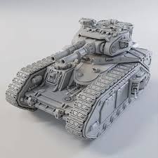 3D printable model – Vulcan Tank Macharius