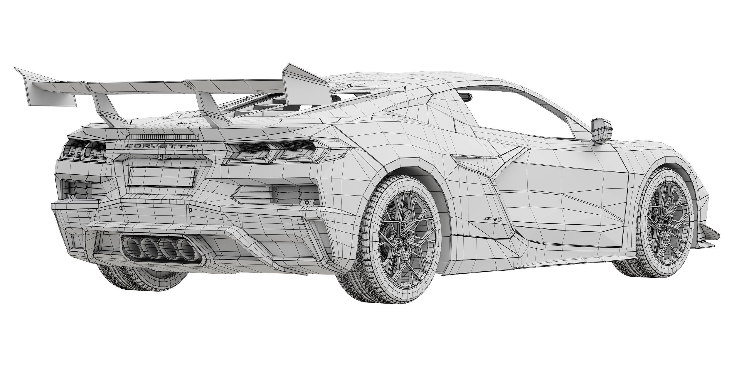 3D printable model –  zr1 mod