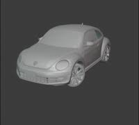 3D printable model – Beetle 124