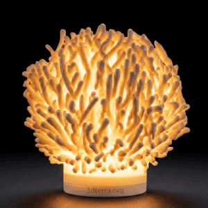 3D printable model – Coral lamp