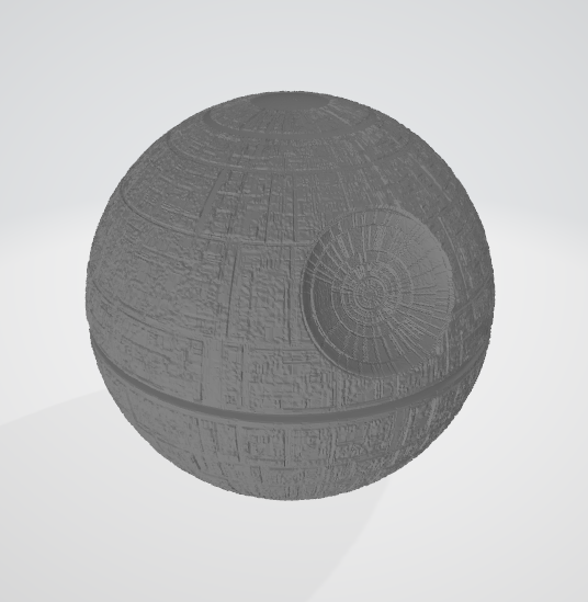 3D printable model – Death Star Desk lamp