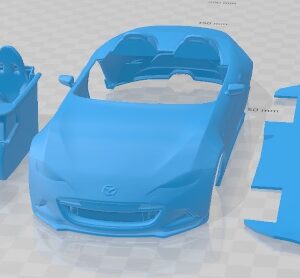 3D printable model  –  Mazda MX-5 2015