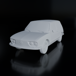 3D printable model  –  Volkswagen Brasilia 1980