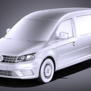 3D printable model  –  Volkswagen Caddy 2018