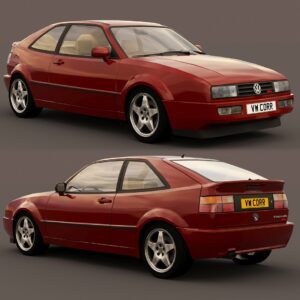 3D printable model  –  Volkswagen Conrrado - 1988–1995