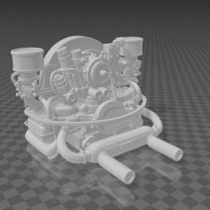 3D printable model  –  Volkswagen Fusca Motor 1969