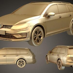3D printable model  –  Volkswagen Golf alltrack-2019