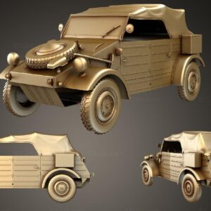 3D printable model  –  Volkswagen Kubelwagen 1945