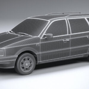 3D printable model  –  Volkswagen Passat (B3) variant 1988