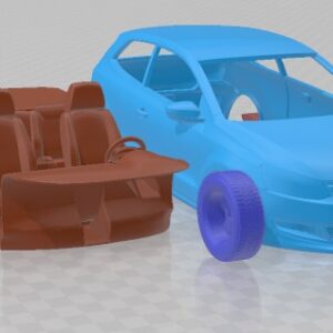 3D printable model  –  Volkswagen Polo 3Door 2010