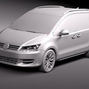 3D printable model  –  Volkswagen Sharan 2011