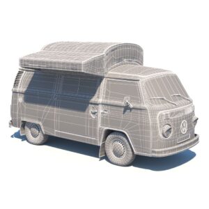 3D printable model  –  Volkswagen Street Coffee Car